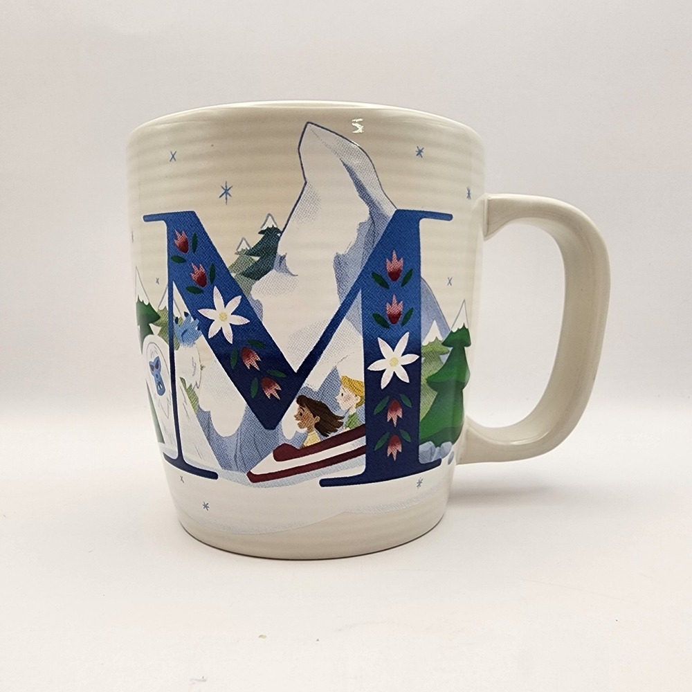 Disney Parks ABC Collection Coffee Mug Letter "M" is for Matterhorn Bobsleds